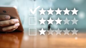 Use reputation management for positive reviews and 5-star ratings.