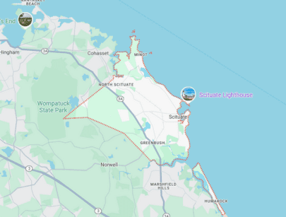 Map of Scituate MA 56WJ+XM Scituate, Massachusetts, USA